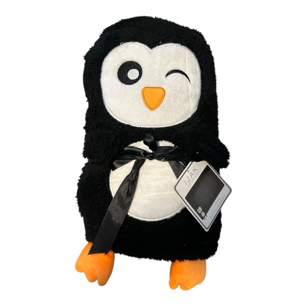 Penguin Sherpa blanket NWT